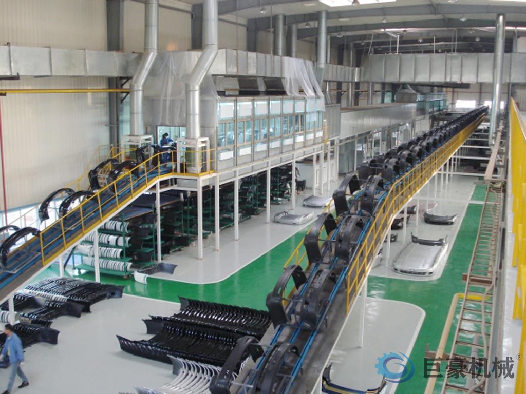 汽車外飾涂裝生產(chǎn)線 汽車外殼噴涂無(wú)塵噴漆線